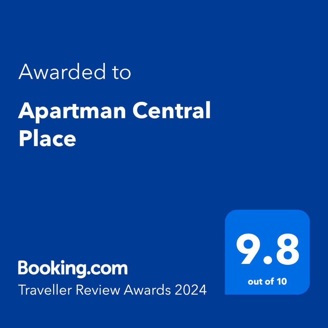 Apartman Central Place Belgrad Exteriör bild